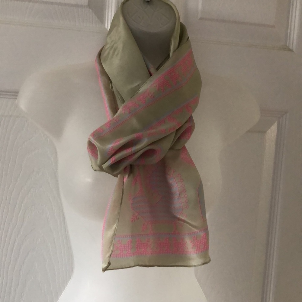VTG California things Delicate Oblong Silk Scarf